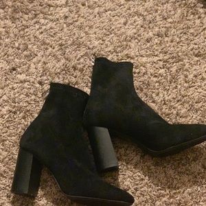 Black Booties (Boots) Size 8